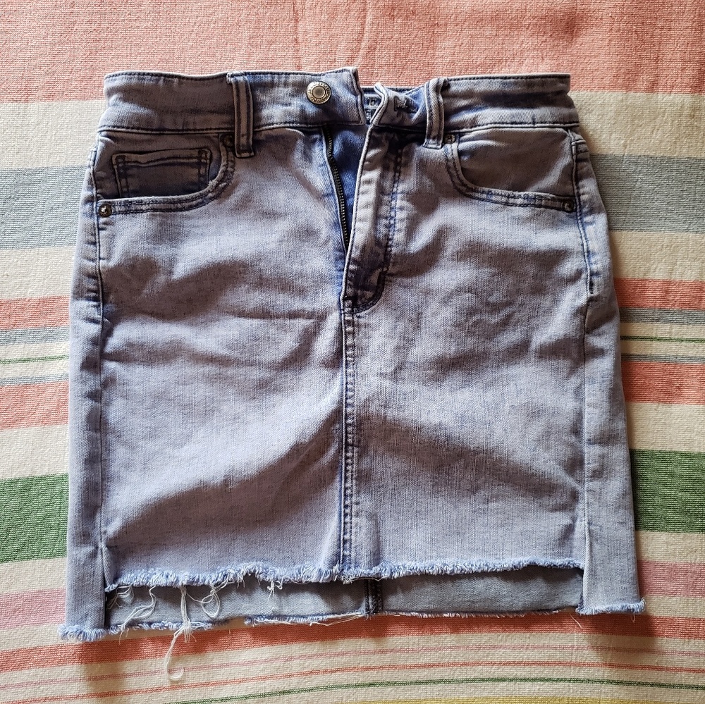 Hi Rise Pencil Jean Skirt Size 8 American Eagle